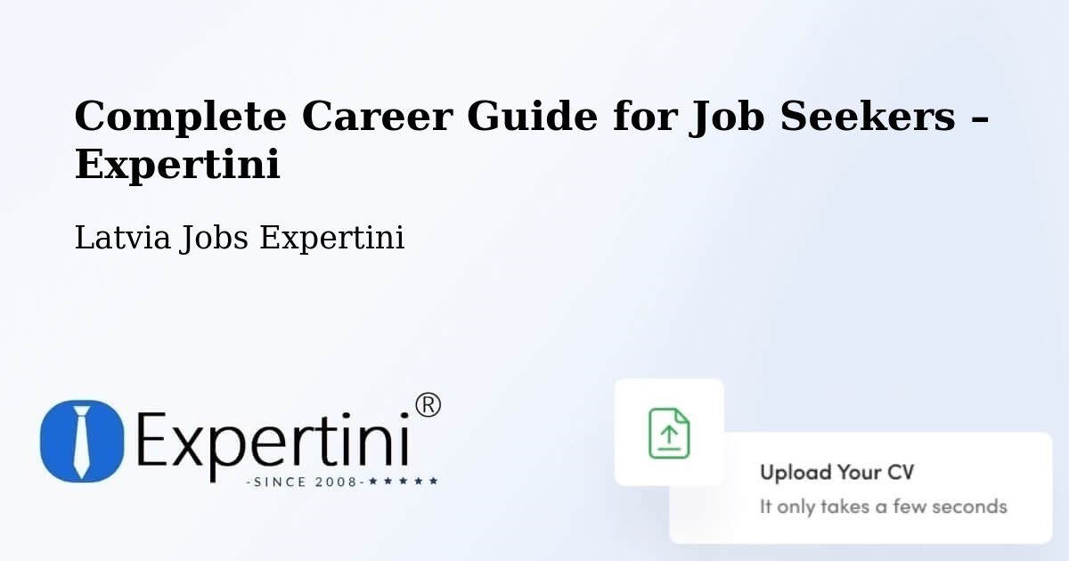 Career Guide for Job Seekers – Valka - Valka, Latvia Jobs Expertini